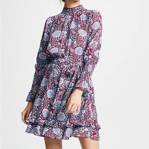 Rebecca Minkoff - The Belinda Dress | Floral Long Sleeve SZ Med